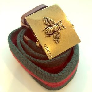Limited Edition Gucci Canvas Web belt